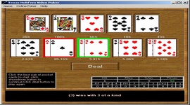 Texas Holdem Video Poker game 