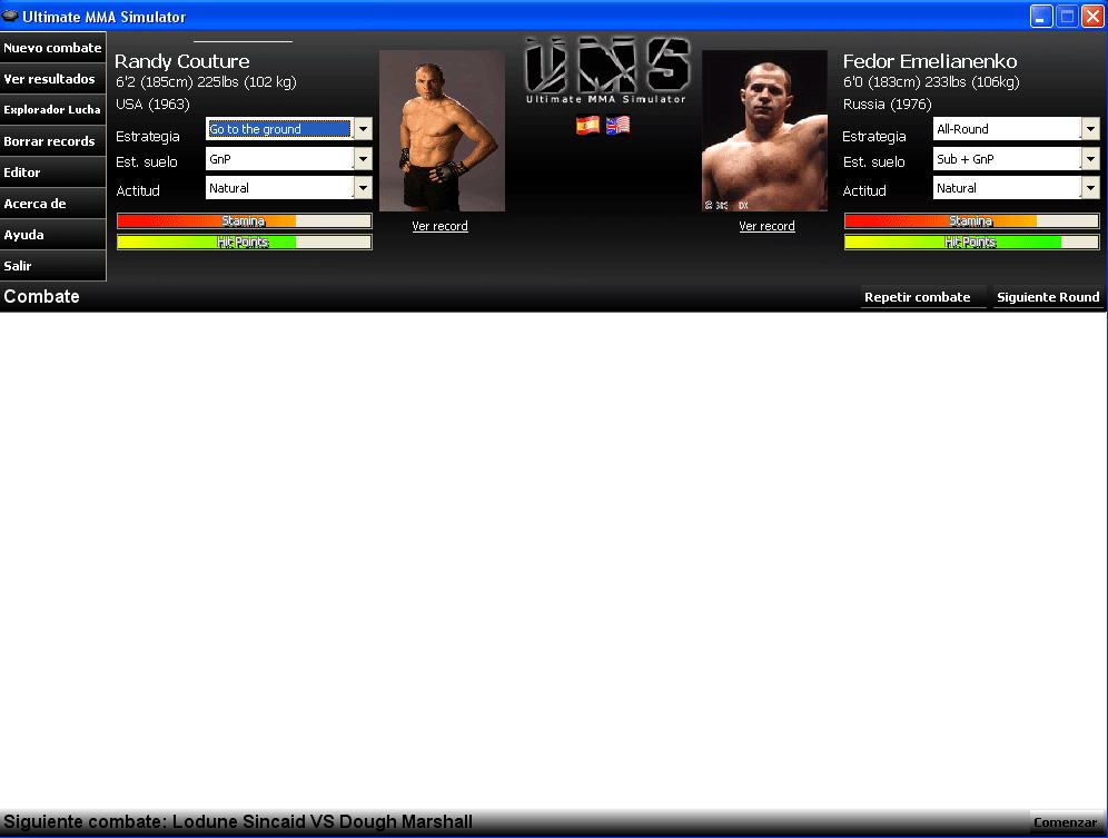 Ultimate MMA Simulator