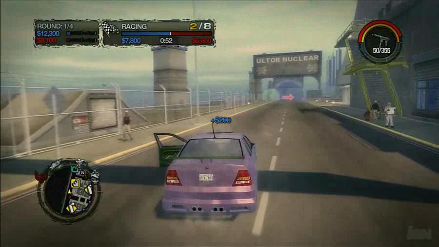 Saints Row2: Racing gameplay