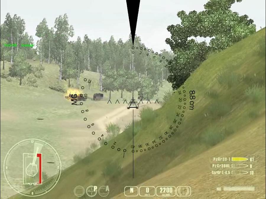 T-34 vs Tiger: gameplay 2