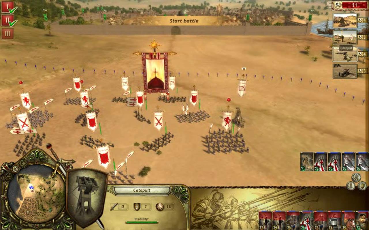 Lionheart: King's Crusade - Gameplay