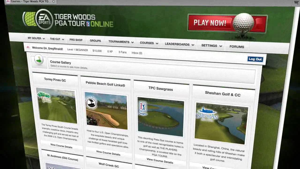 Tiger Woods PGA Tour Online - Sizzle