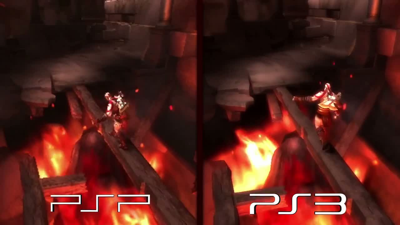 God of War HD vs SD