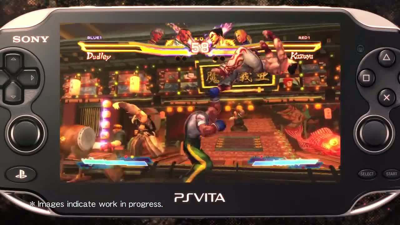 Street Fighter vs Tekken - Vita gameplay