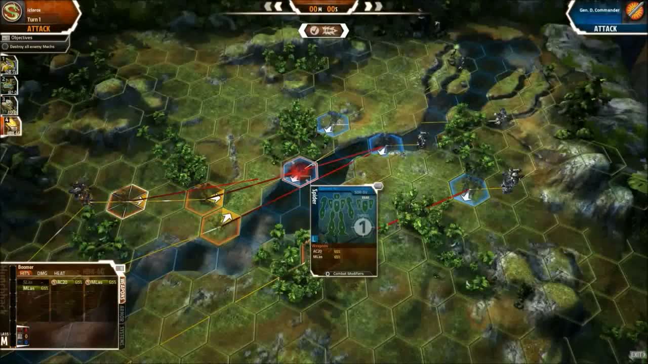 MechWarrior Tactics - Gameplay Video