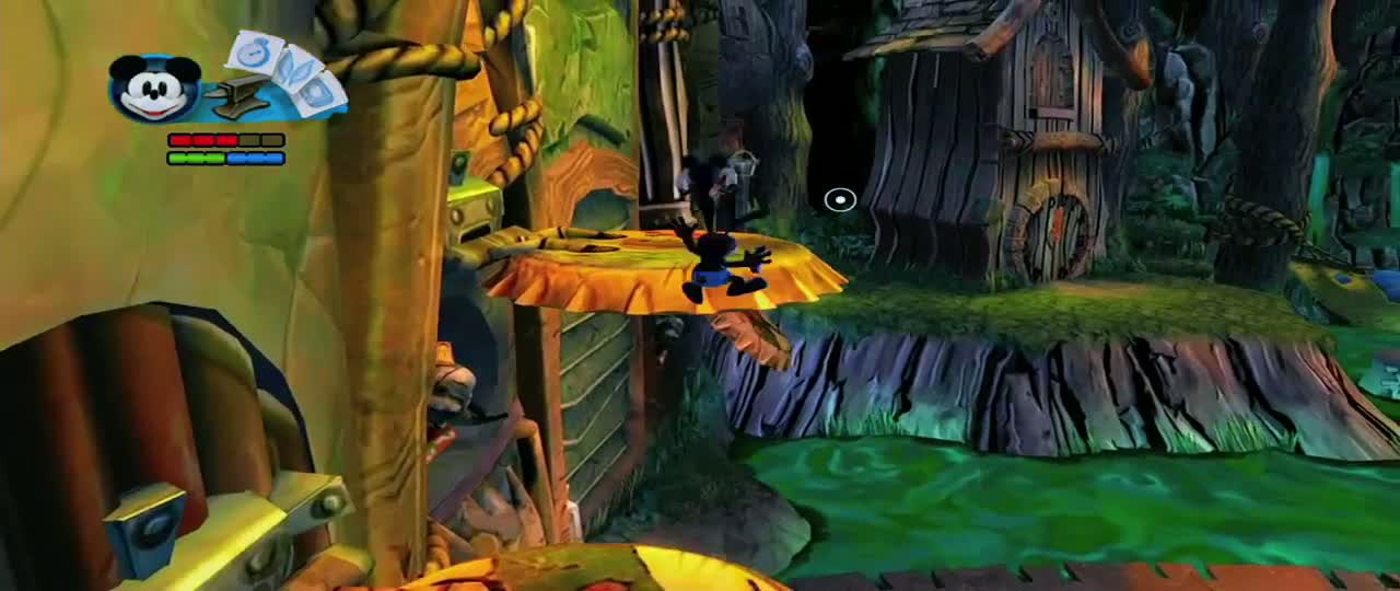 Epic Mickey 2 - Fort wasteland gameplay