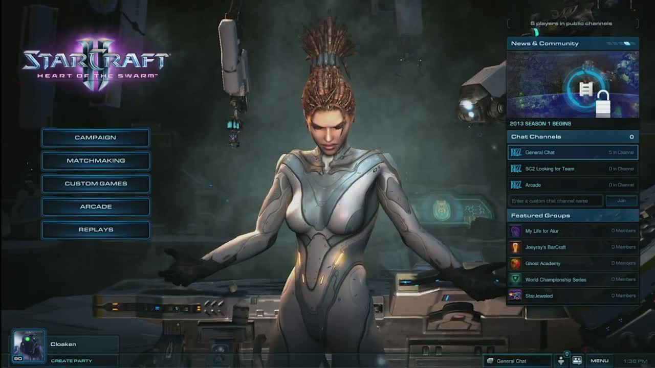 StarCraft 2: Heart of the Swarm - Social Features