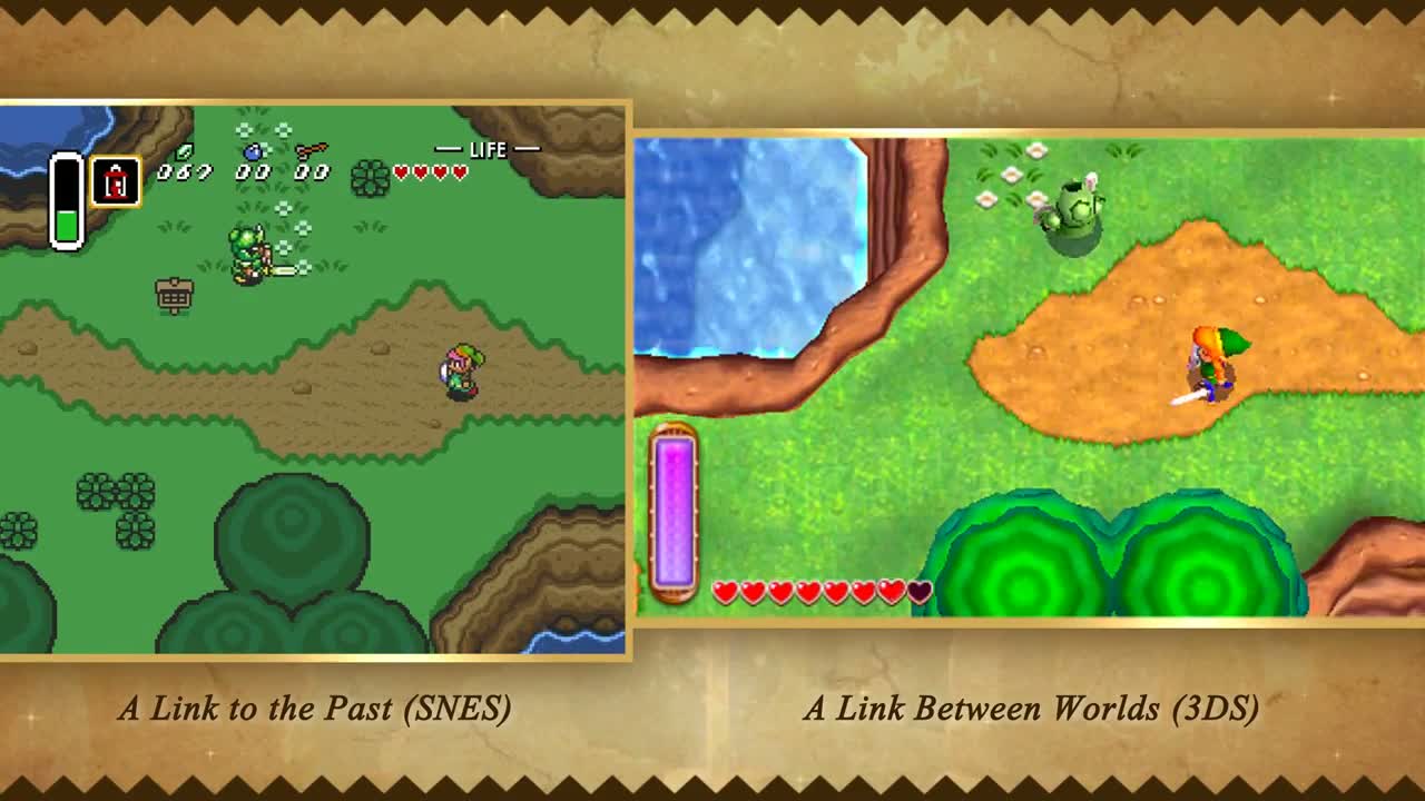 Zelda: Link Between Worlds vs. Link to the Past