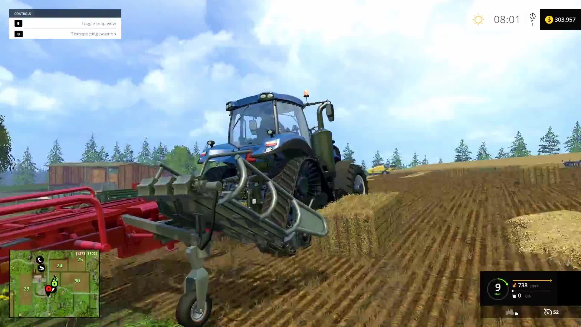 Farming Simulator 15  Bale Handling