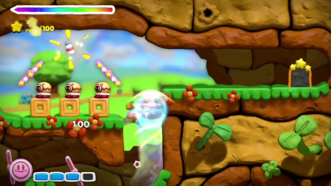 Kirby and the Rainbow Curse - Wii U  E3 trailer