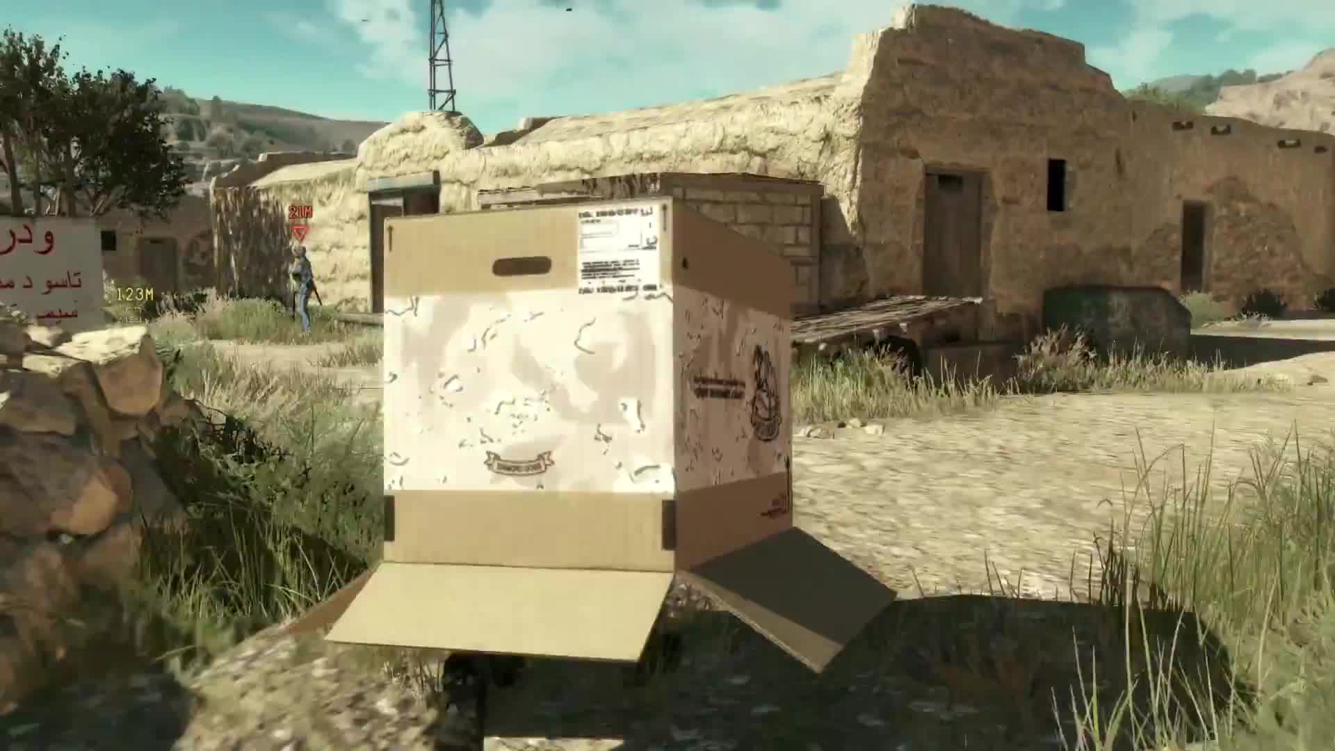 MGS V - Box gameplay