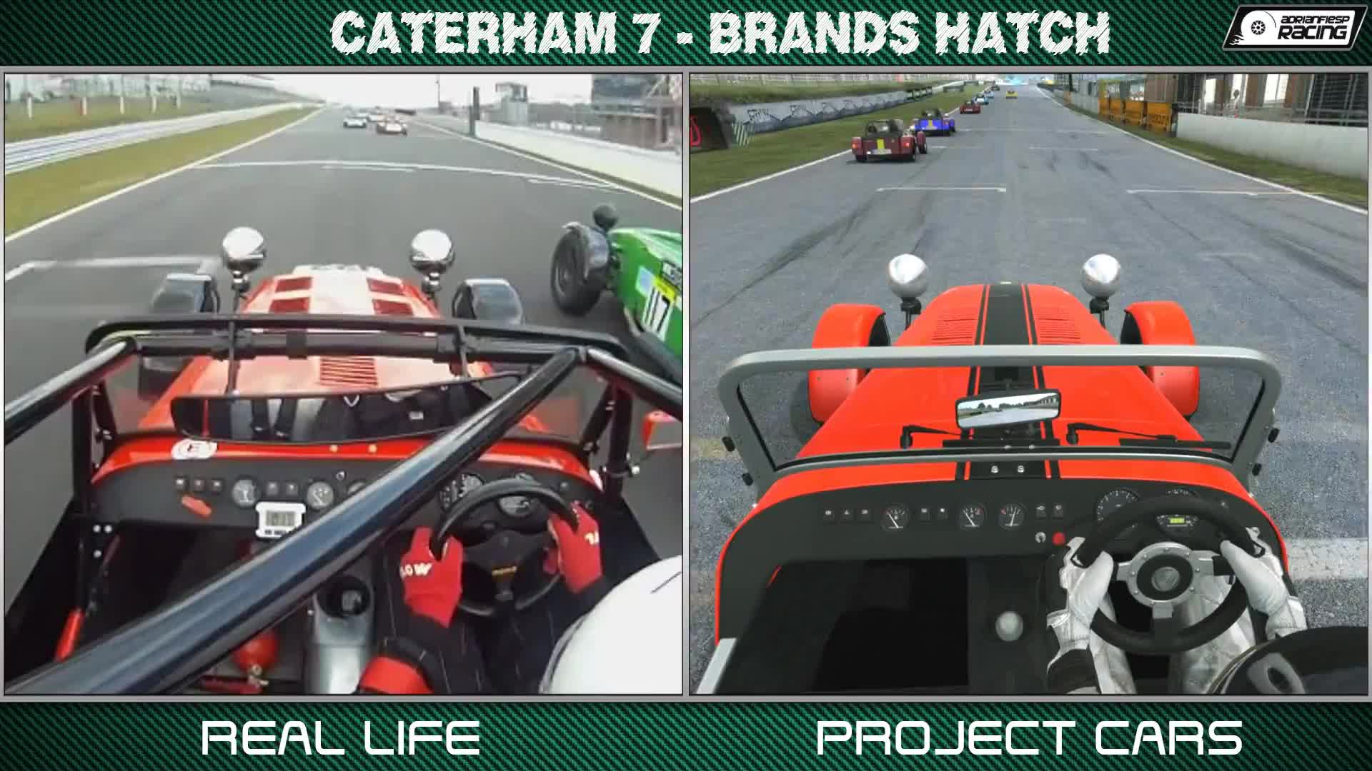 Project Cars vs Real life - Caterham 7