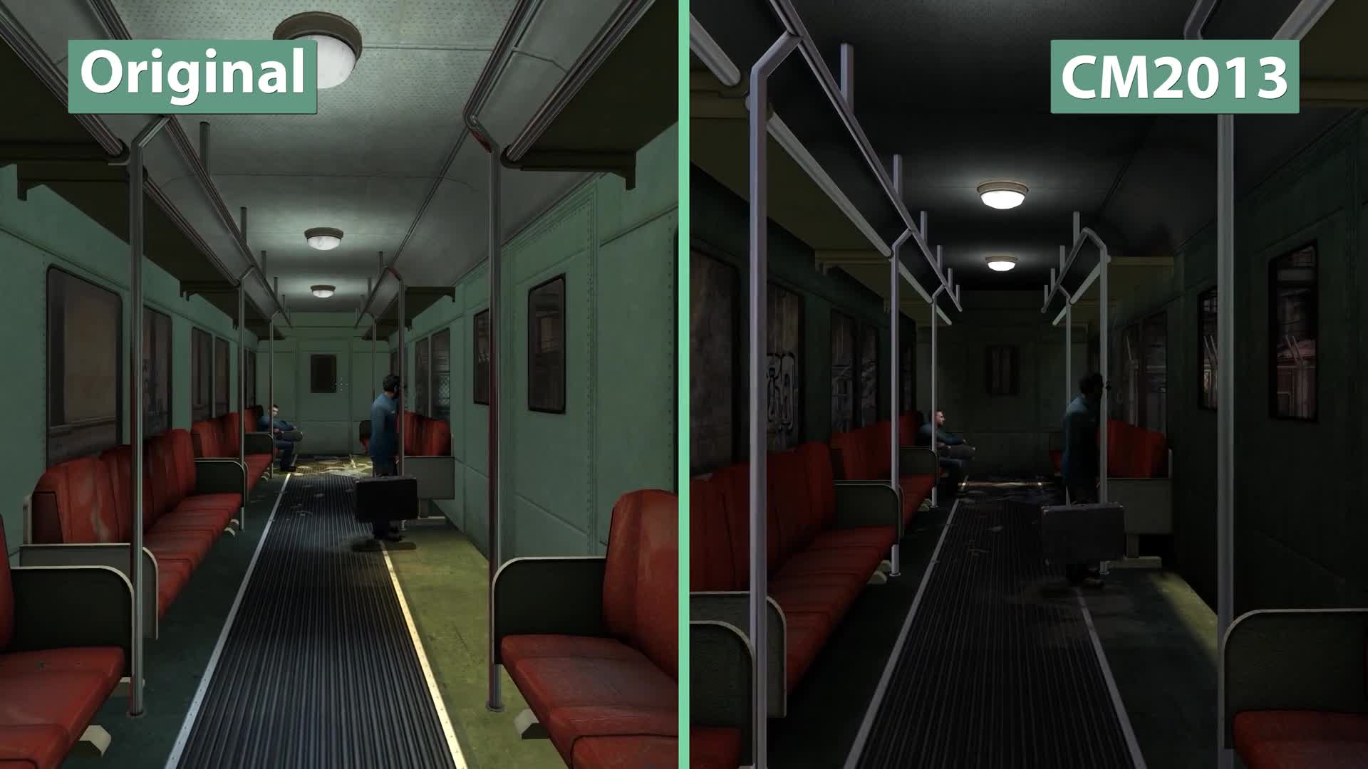 Half Life 2 - Cinematic Mod porovnanie