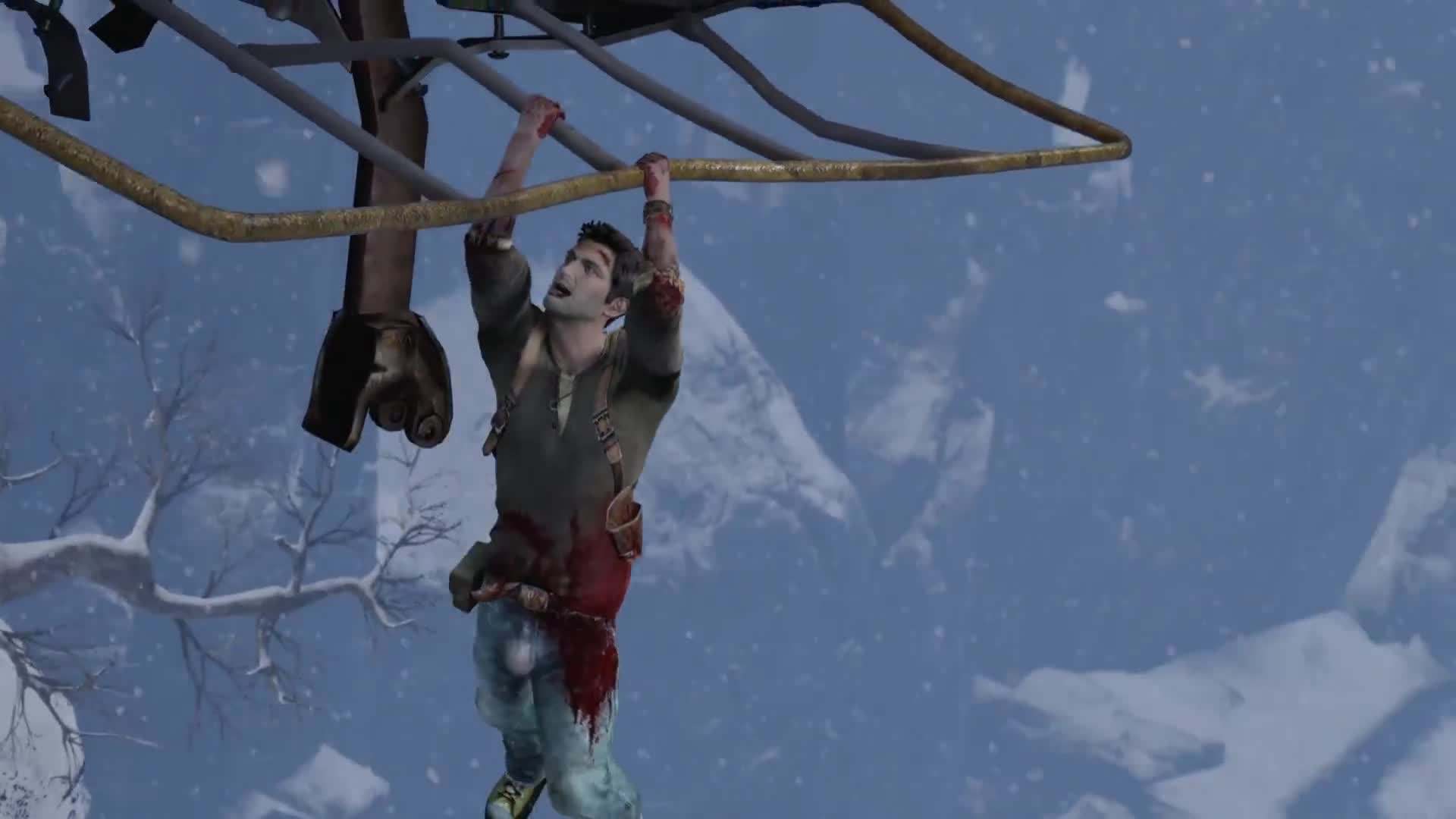 Uncharted: The Nathan Drake Collection - Train Wreck Sequence