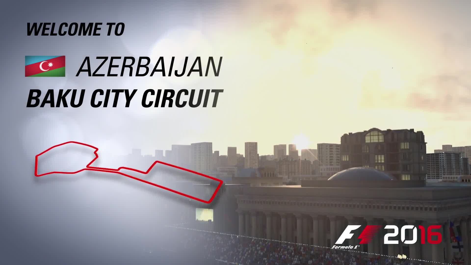 F1 2016 - Baku track