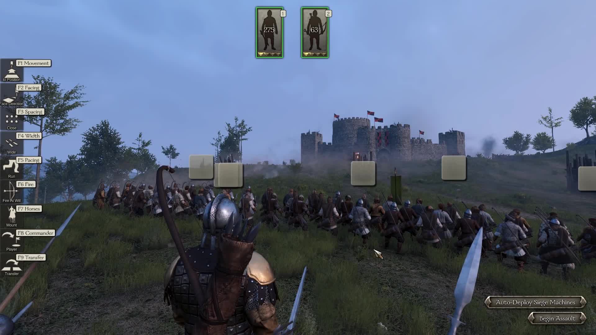 Mount and blade bannerlord castle defense