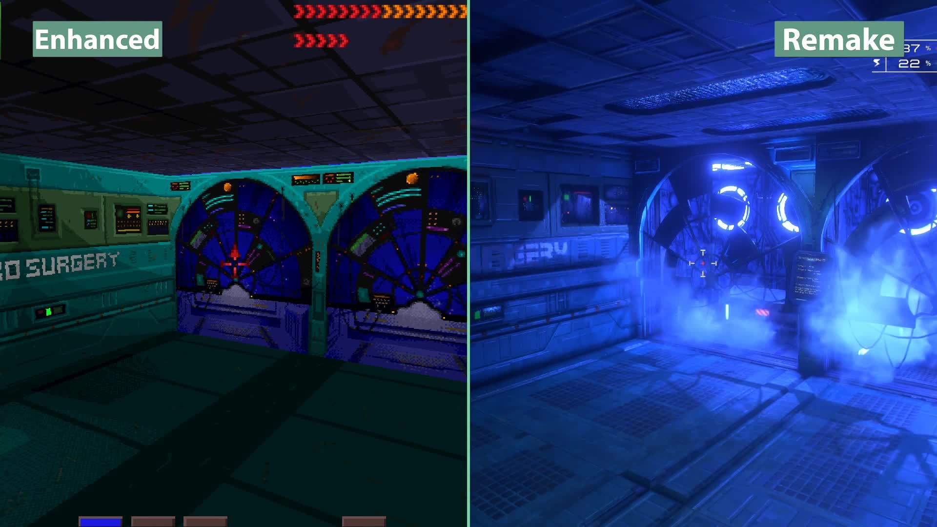 System Shock - Reboot demo vs Original
