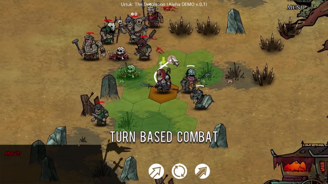 Urtuk: The Desolation - Combat gameplay