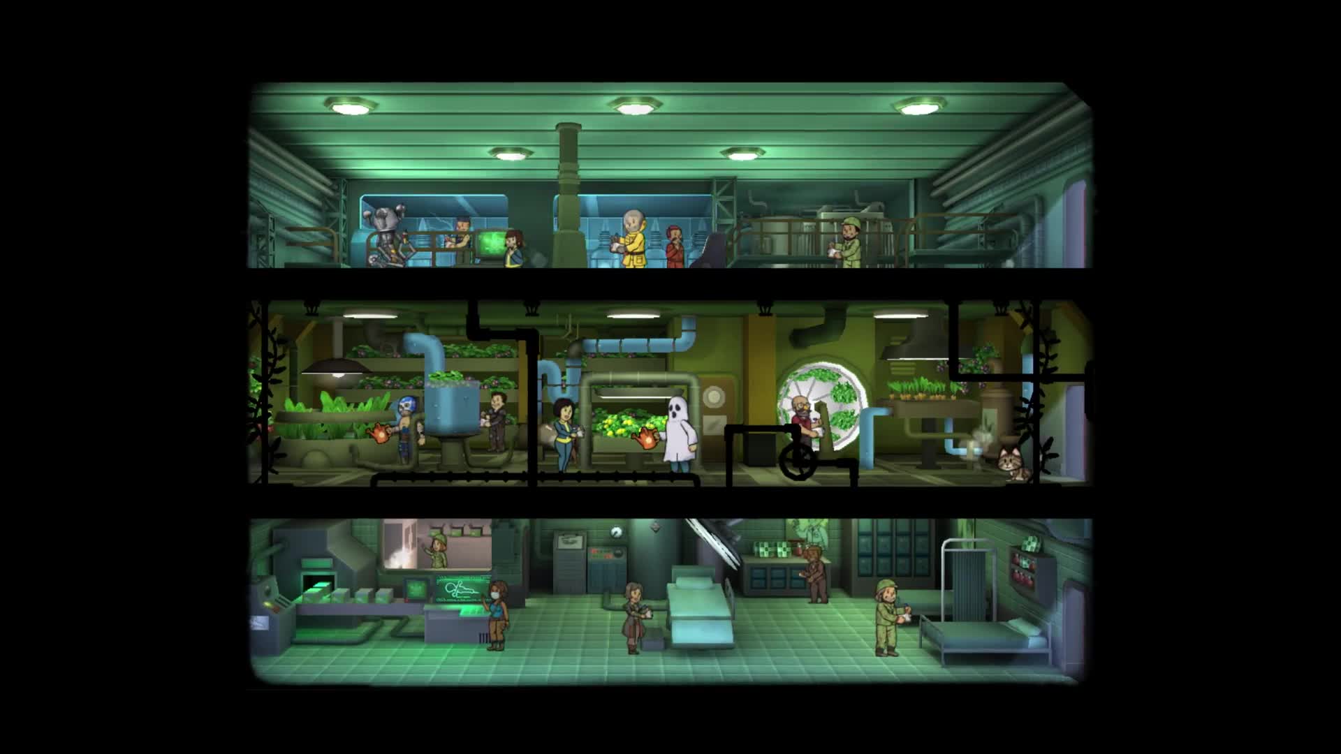 does time stop on xbox one fallout shelter