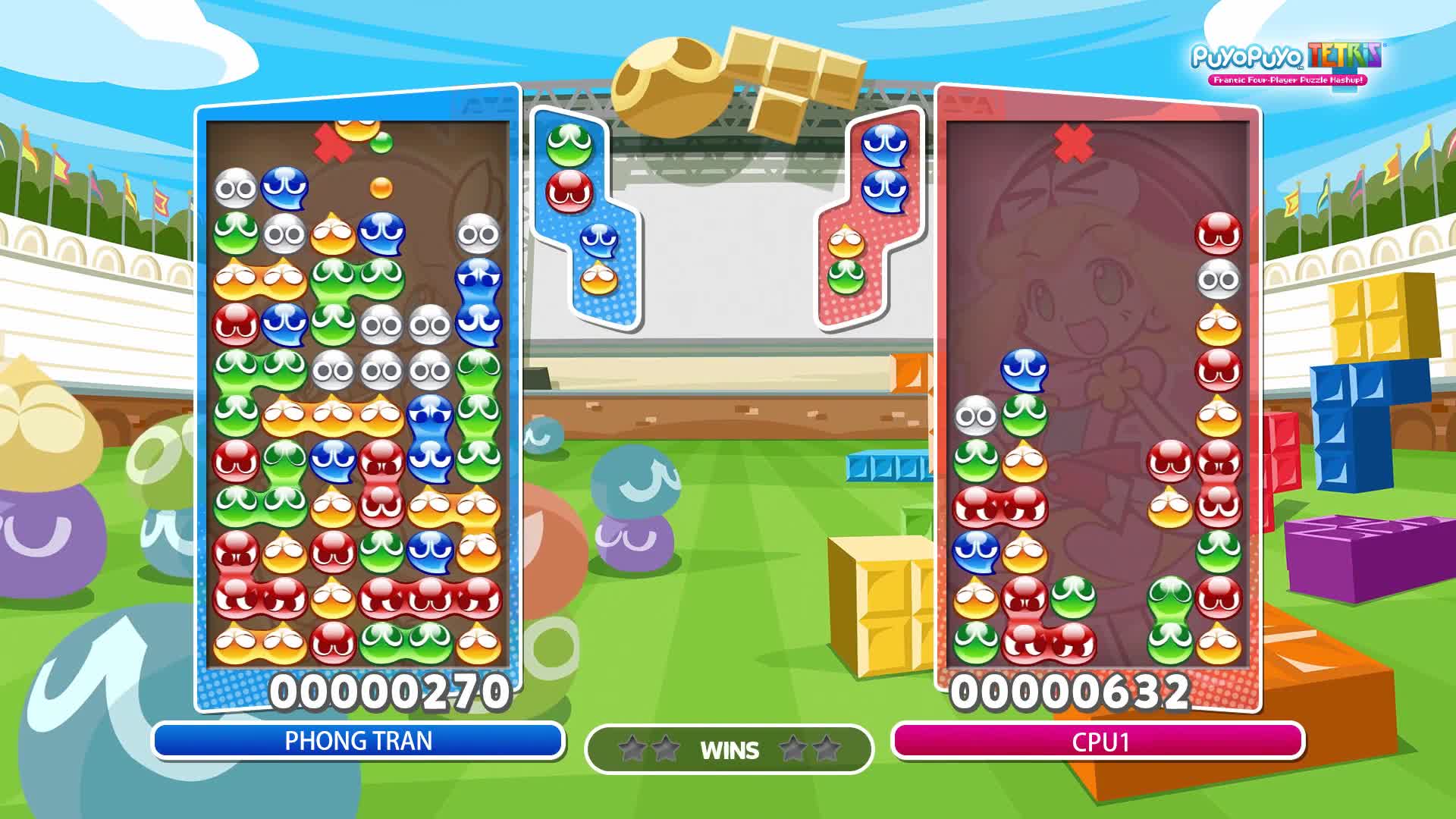 Puyo Puyo Tetris - Garbage Management