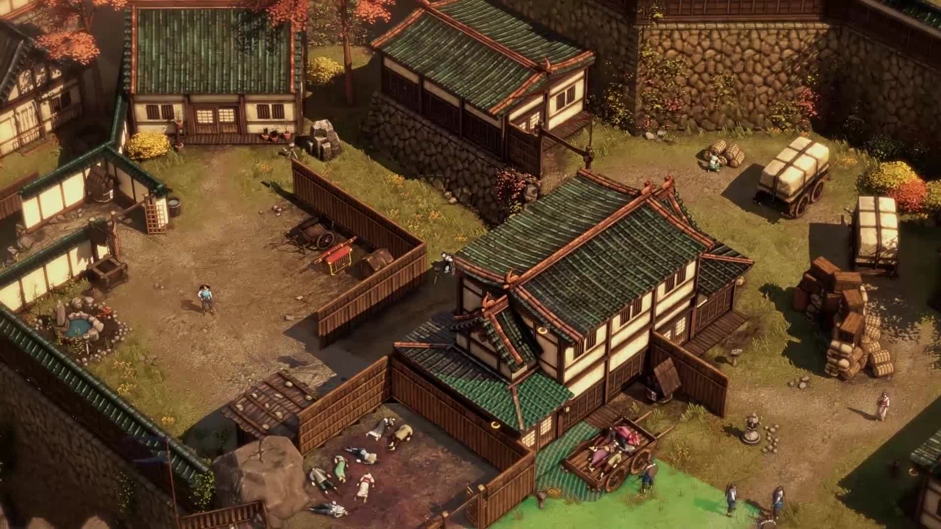 Shadow Tactics: Blades of the Shogun - konzolov gameplay