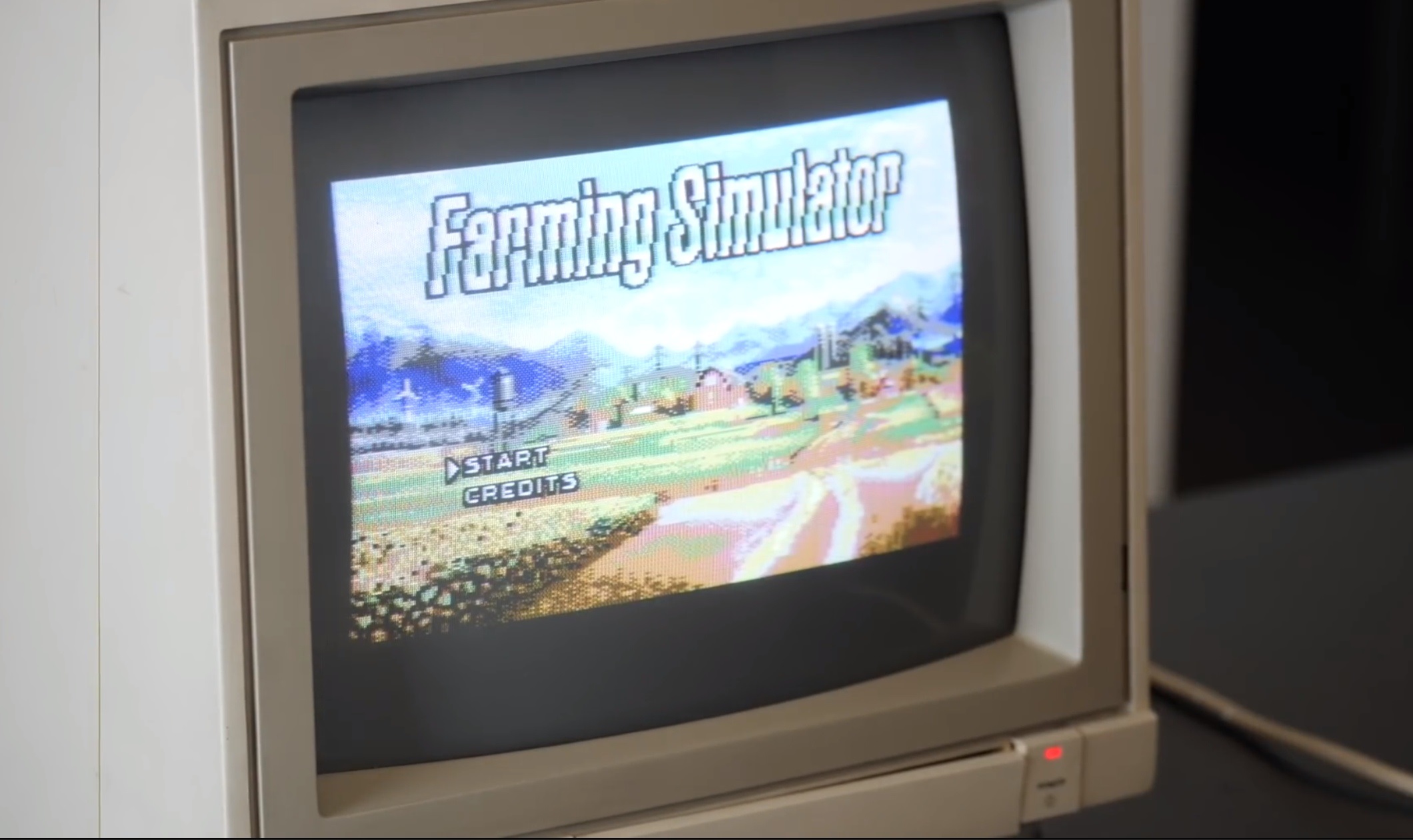 Farming Simulator  ponka prv pohad na C64 verziu