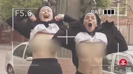 Mnky vytria prsia - skryt kamera