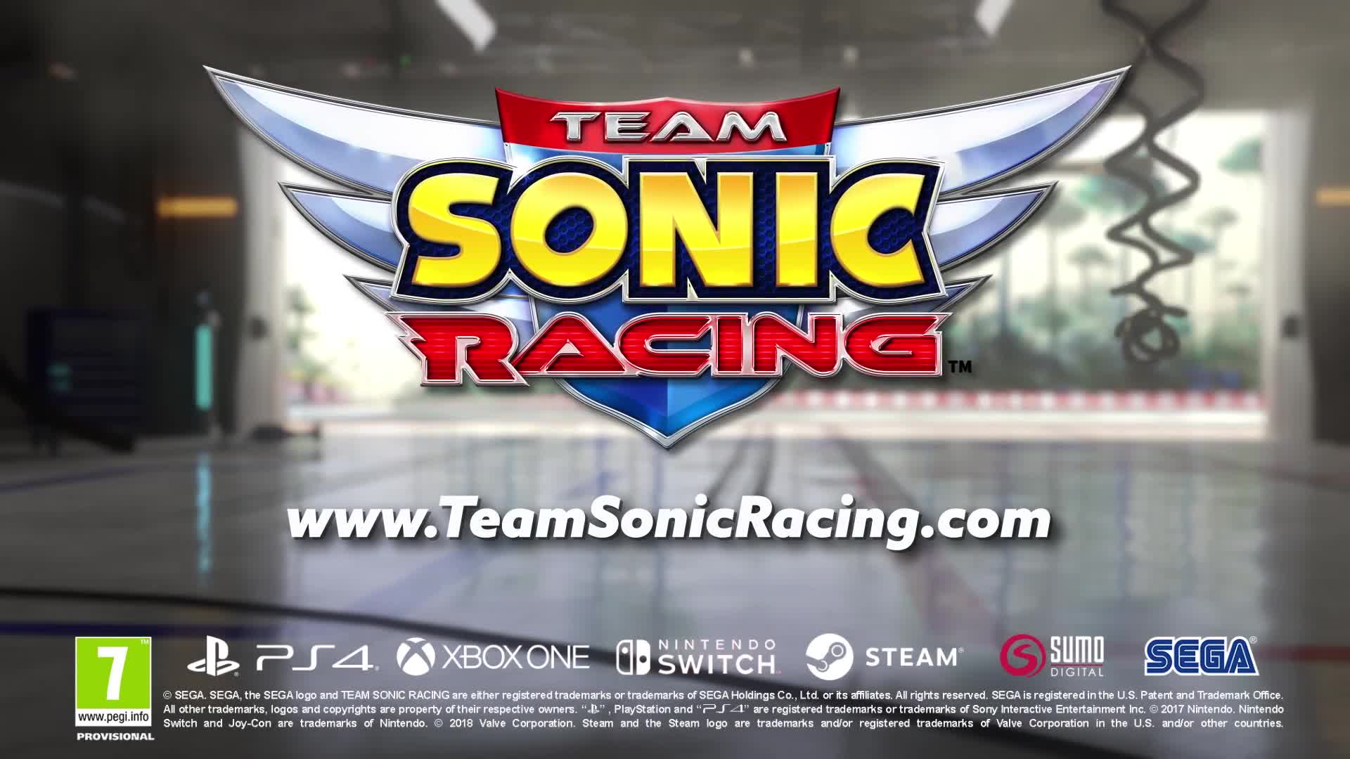Team Sonic Racing - oznmenie
