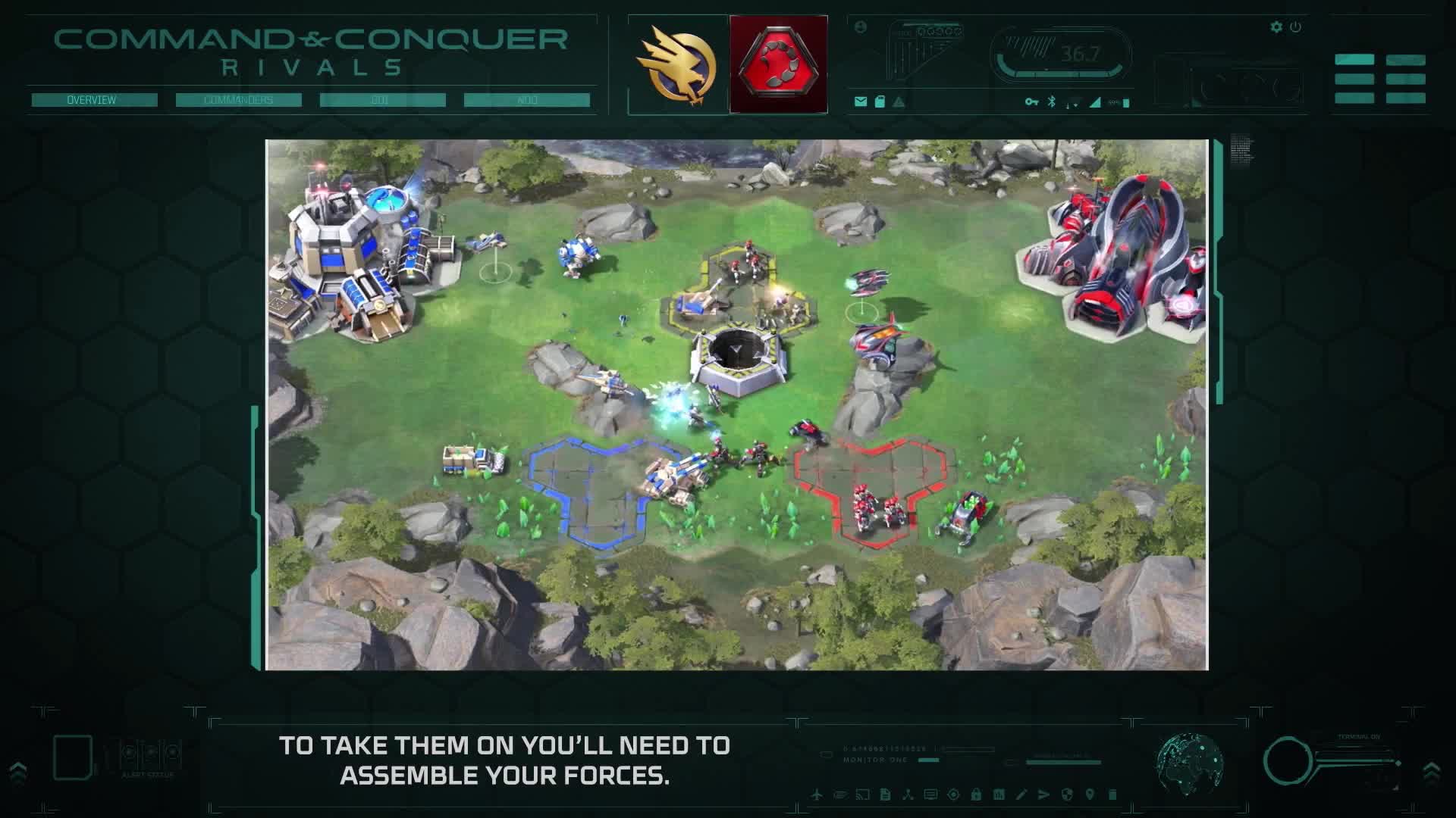 Command and Conquer: Rivals  gameplay