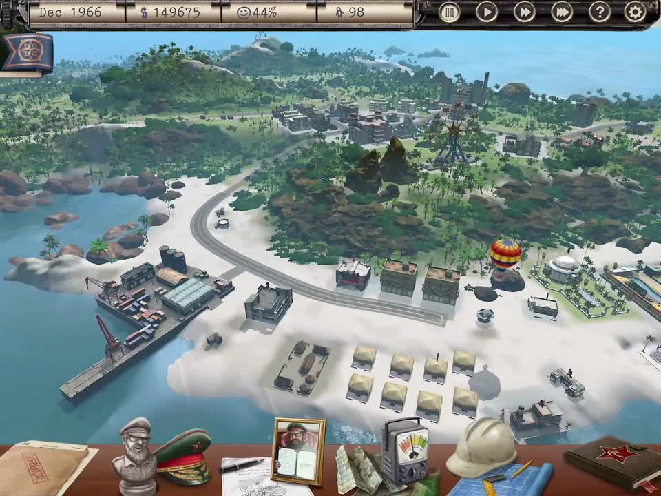 Tropico - iPad gameplay