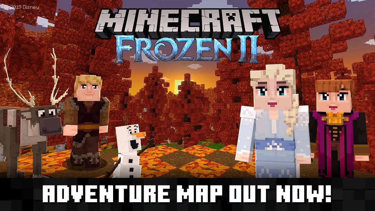 Minecraft dostal Frozen II obsah
