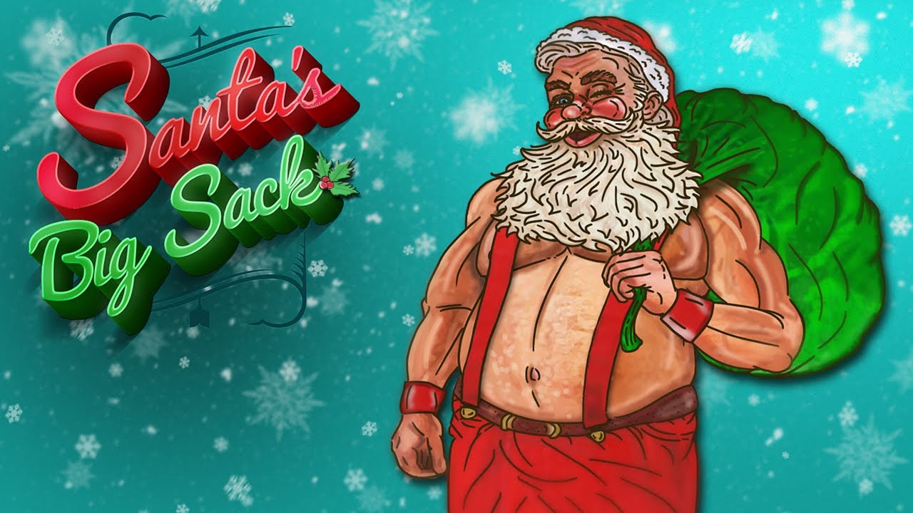 Svojsk vianon adventra Santa's Big Sack bojuje proti Krampusovi