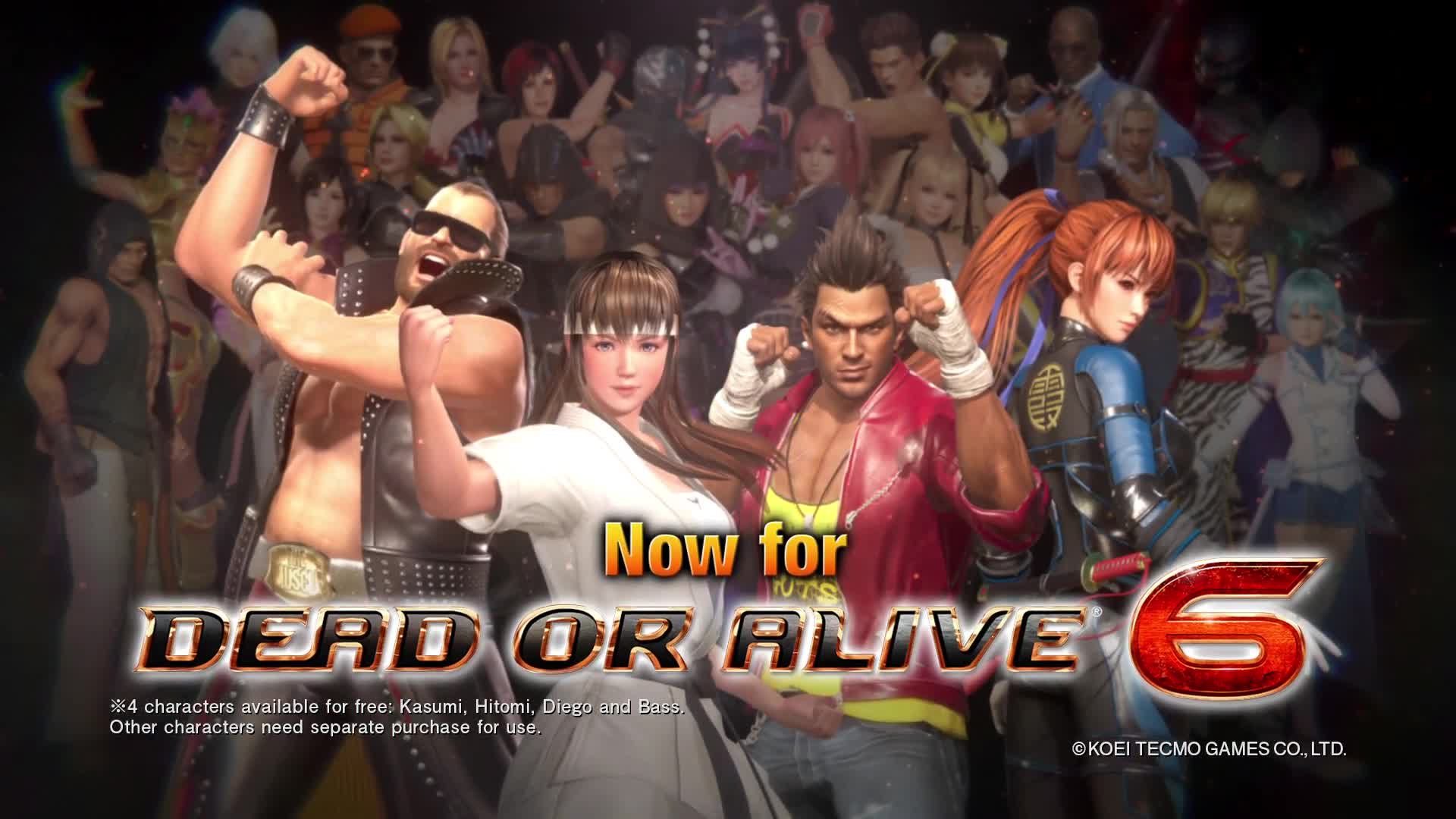 Dead or Alive 6 - Core Fighters pozva do bezplatnej hry 