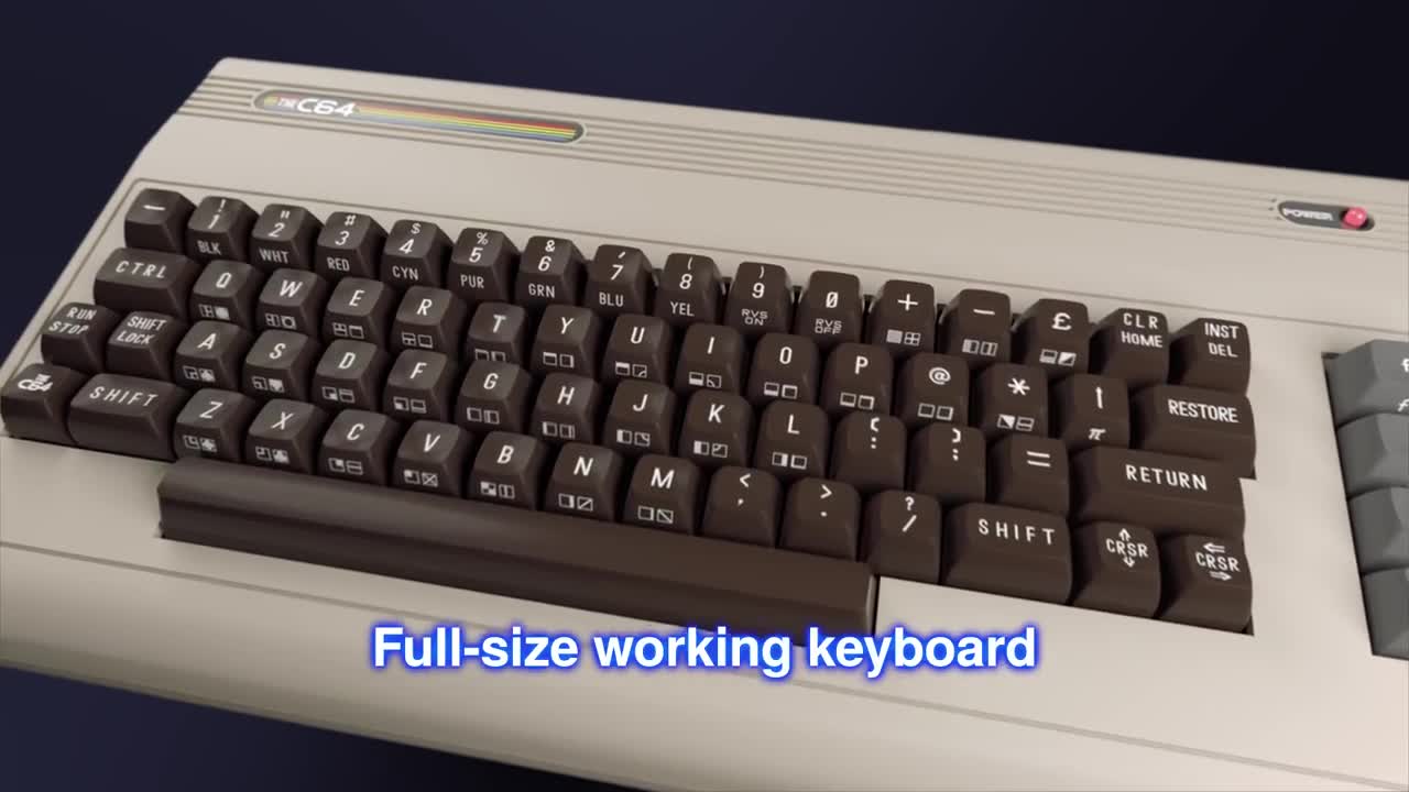 THE C64, nasledovnk Commodore 64, prde koncom roka a s funknou klvesnicou