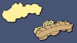 o znzoruj obrysy jednotlivch eurpskych krajn? o pripomna Slovensko?