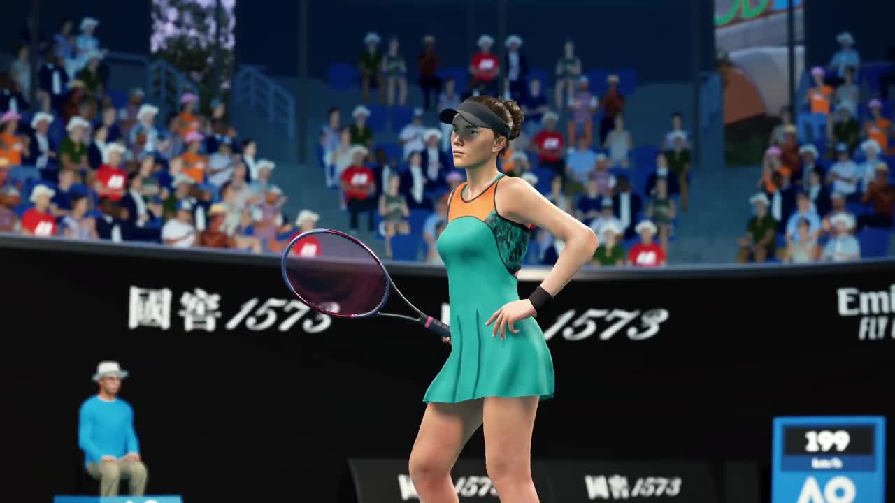 AO Tennis 2 odplil na kurte prv loptiku