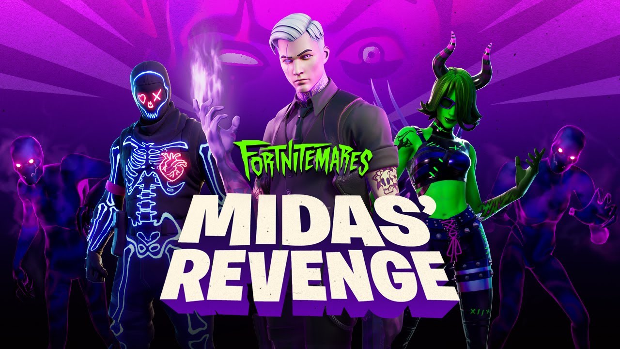 Fortnite pridva halloweensky event - Midas Revenge