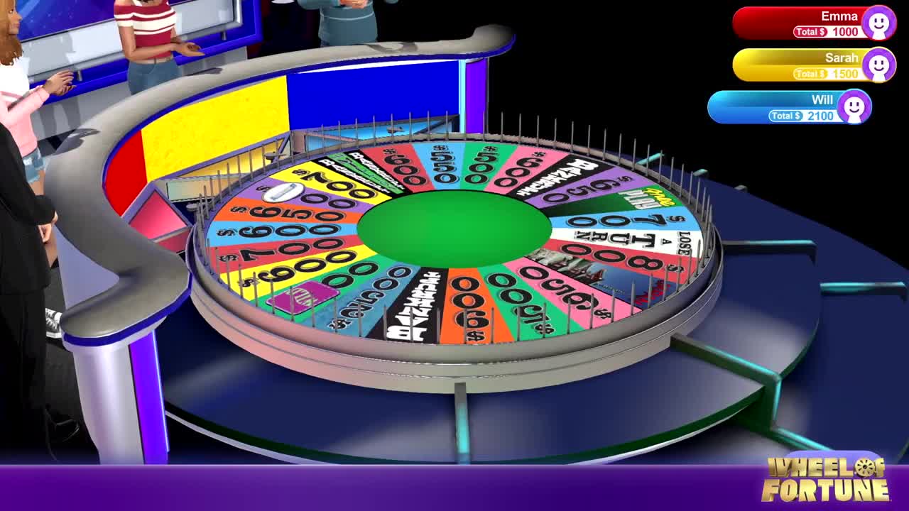 Wheel of Fortune prina TV ou na konzoly