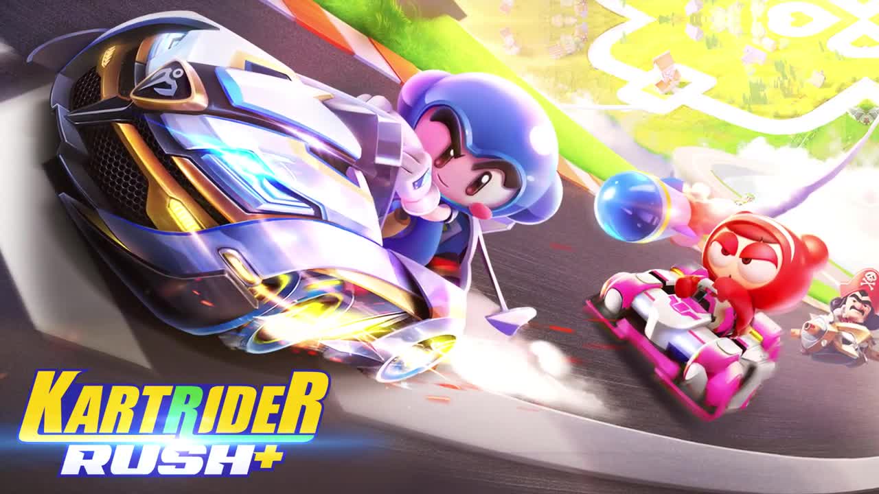 KartRider Rush+ ukazuje hratenos a ponka predregistrciu