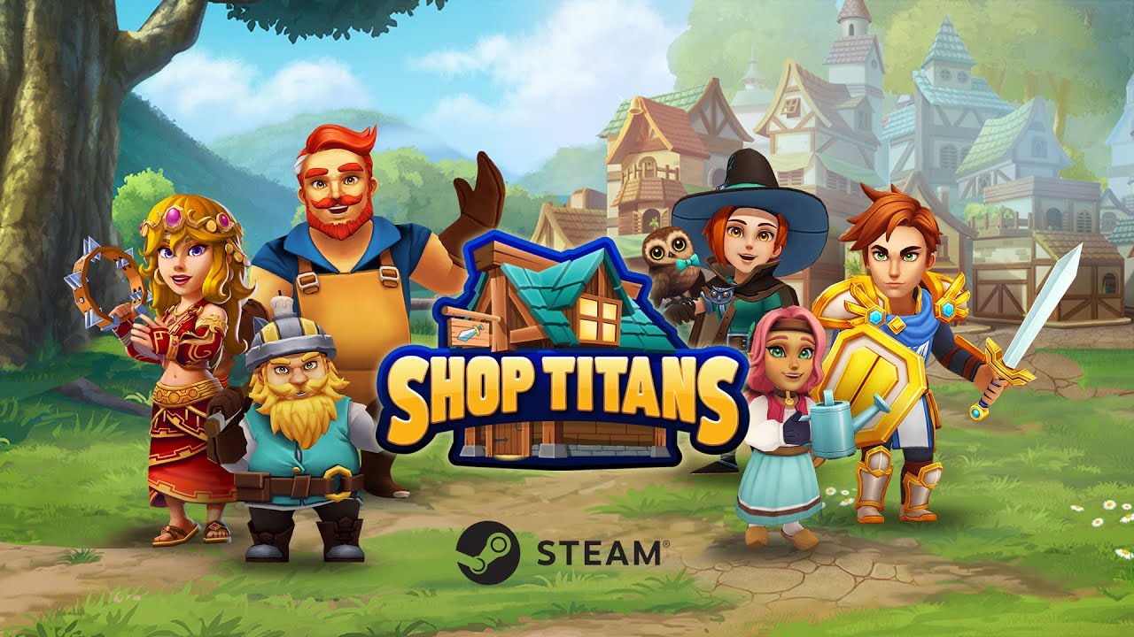 Shop Titans obchoduje a bojuje na Steame...a je zadarmo