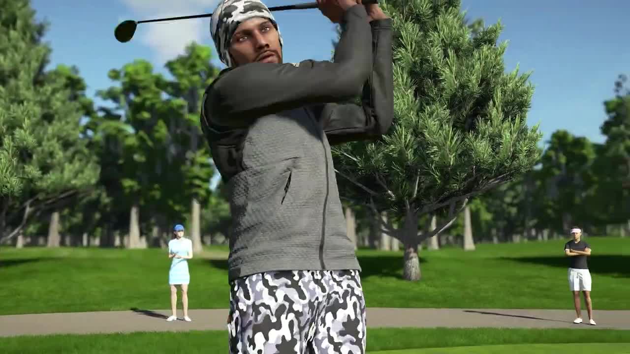 Pga tour 2k21 ps4 как играть вдвоем