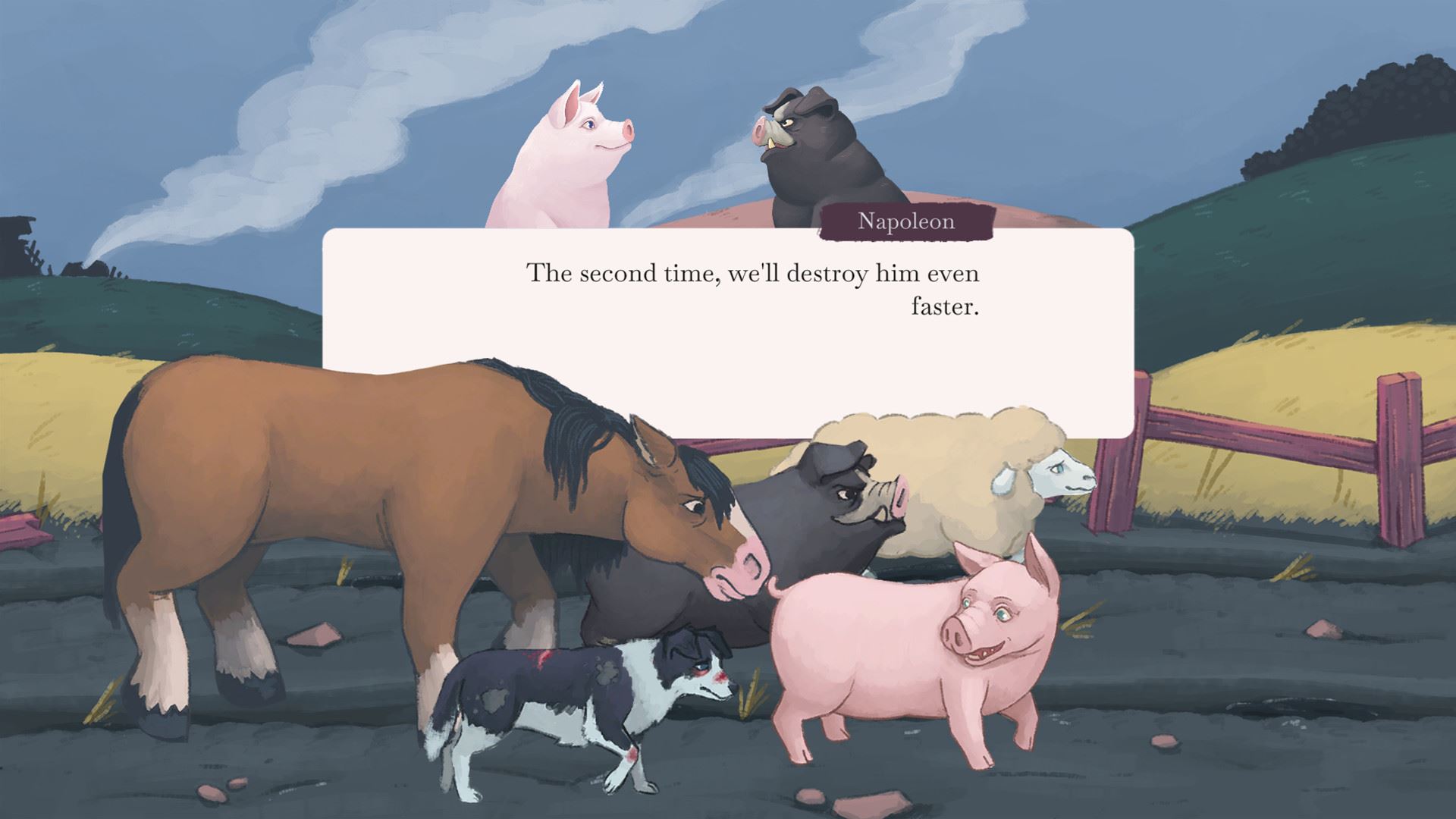 Orwell's Animal Farm rozpta revolciu zvierat