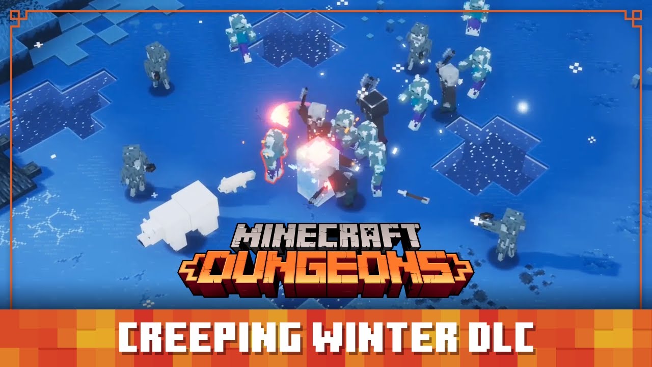 Minecraft Dungeons predstavuje Creeping Winter DLC