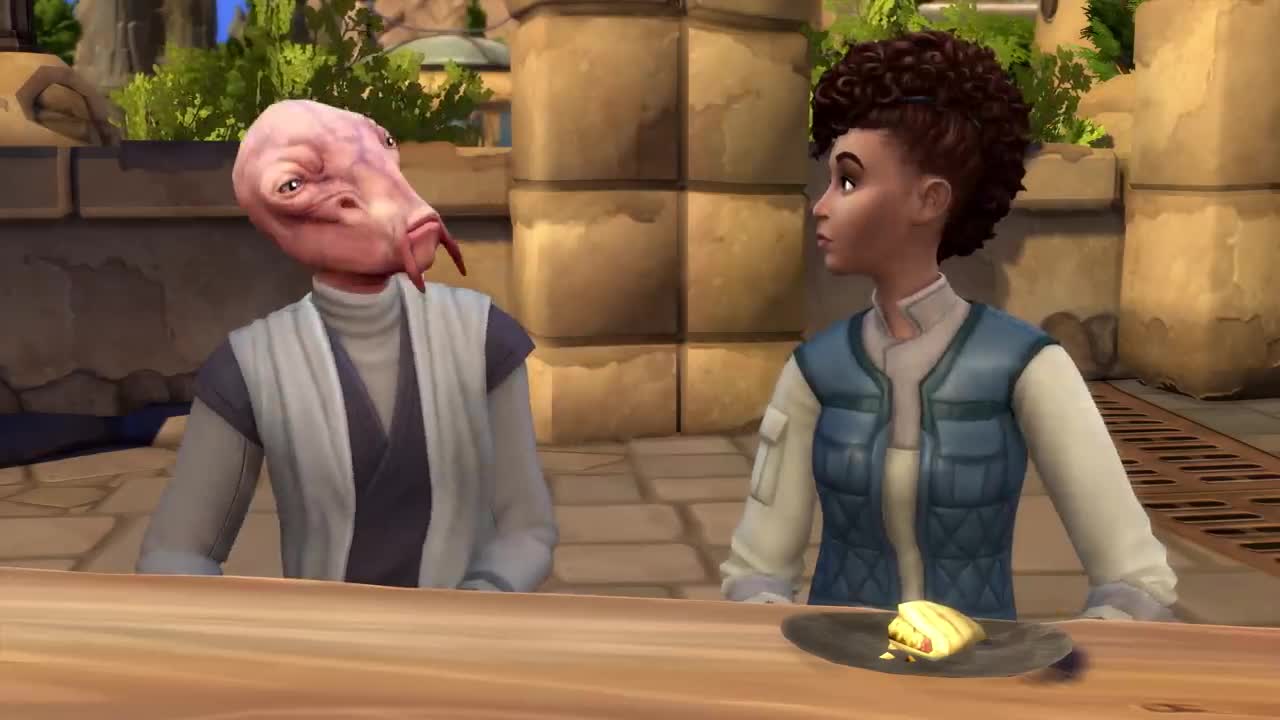 The Sims 4 Star Wars: Journey to Batuu ukazuje gameplay a zaujmav monosti