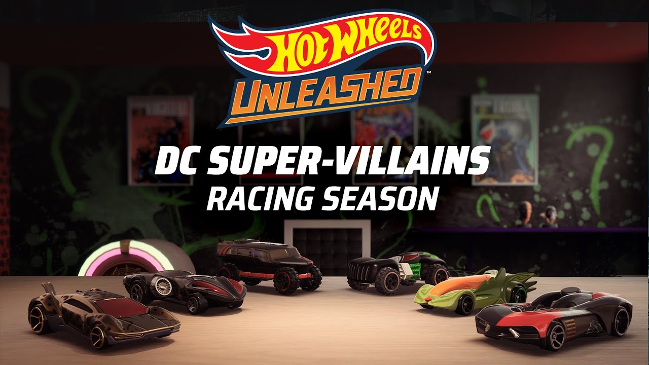 Hot Wheels Unleashed o mesiac zane jazdi v DC Super-Villains Racing Season