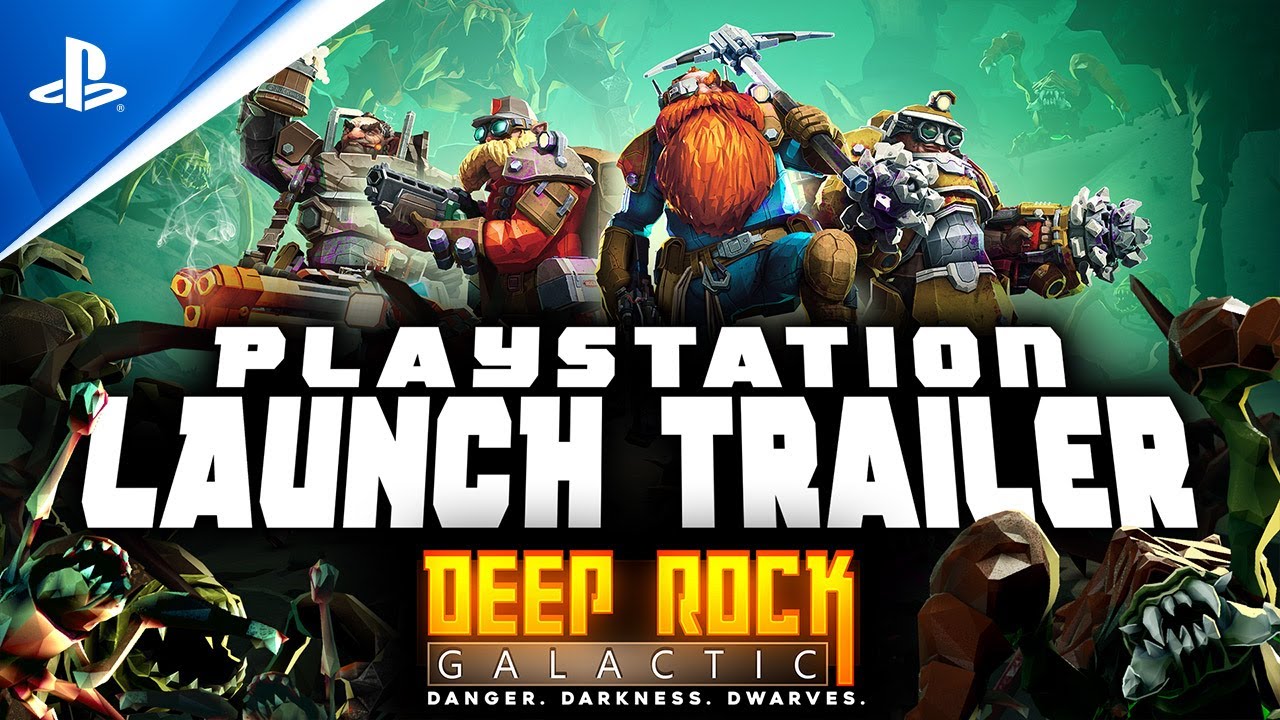 Deep Rock Galactic avizuje v launch traileri svoj prchod na PS4 a PS5