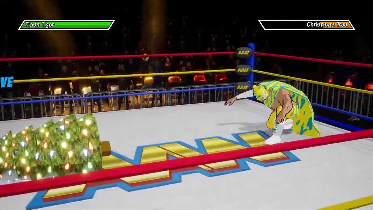 Action Arcade Wrestling posiela vianon pozdravy z ringu