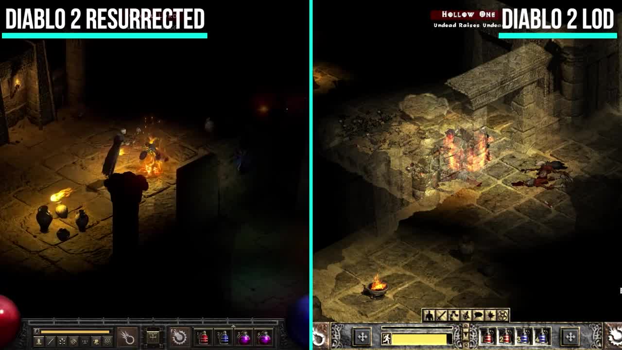 Porovnanie Diablo 2 a Diablo 2 Ressurected