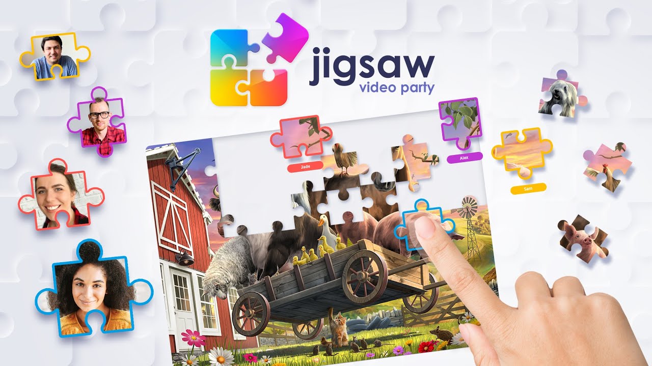 Jigsaw Video Party prinieslo bezplatn puzzle pre cel rodinu