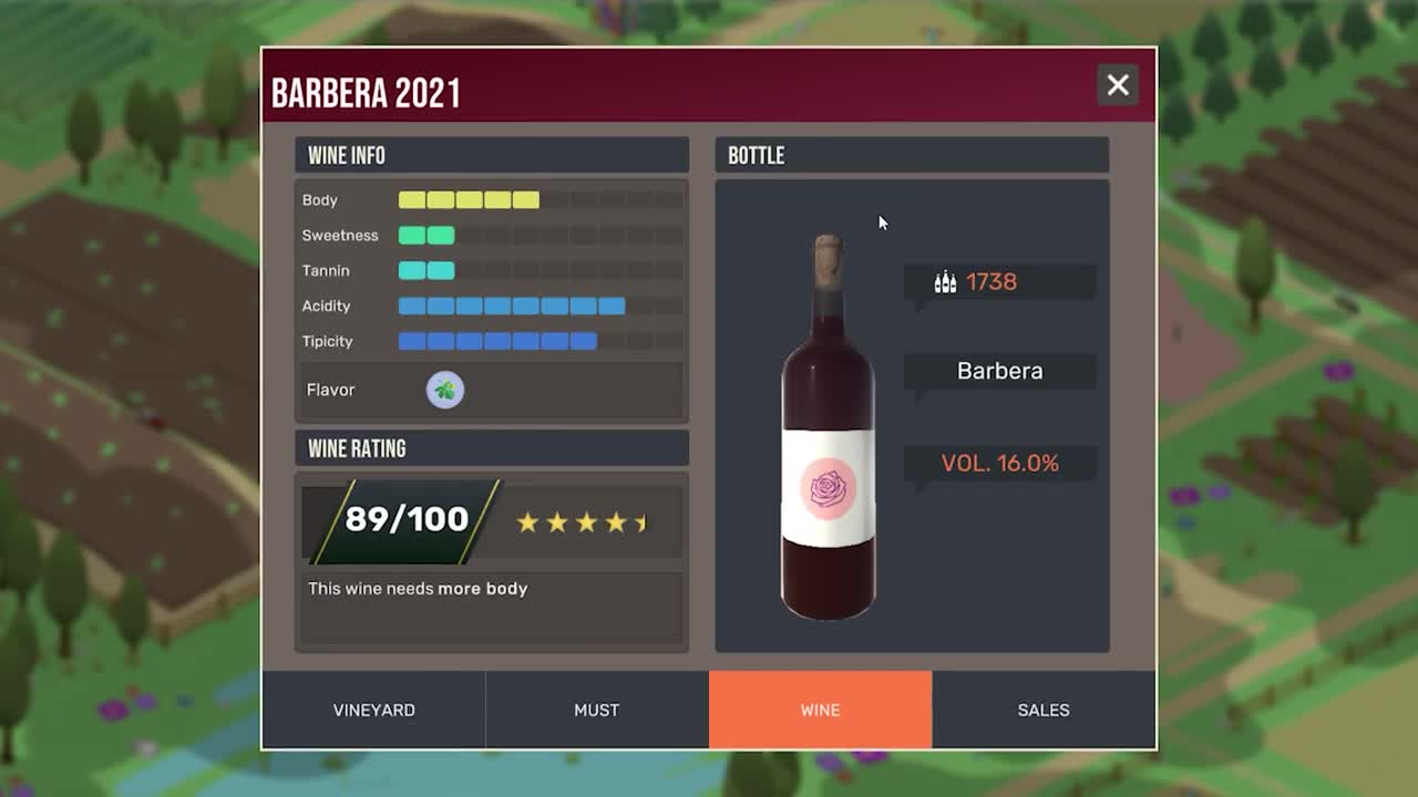 Hundred Days - Winemaking Simulator u vs ak vo viniciach